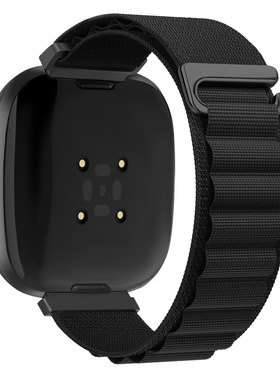 适用Fitbit versa3/4/sense表带高山改款编织回环versa2/1表带