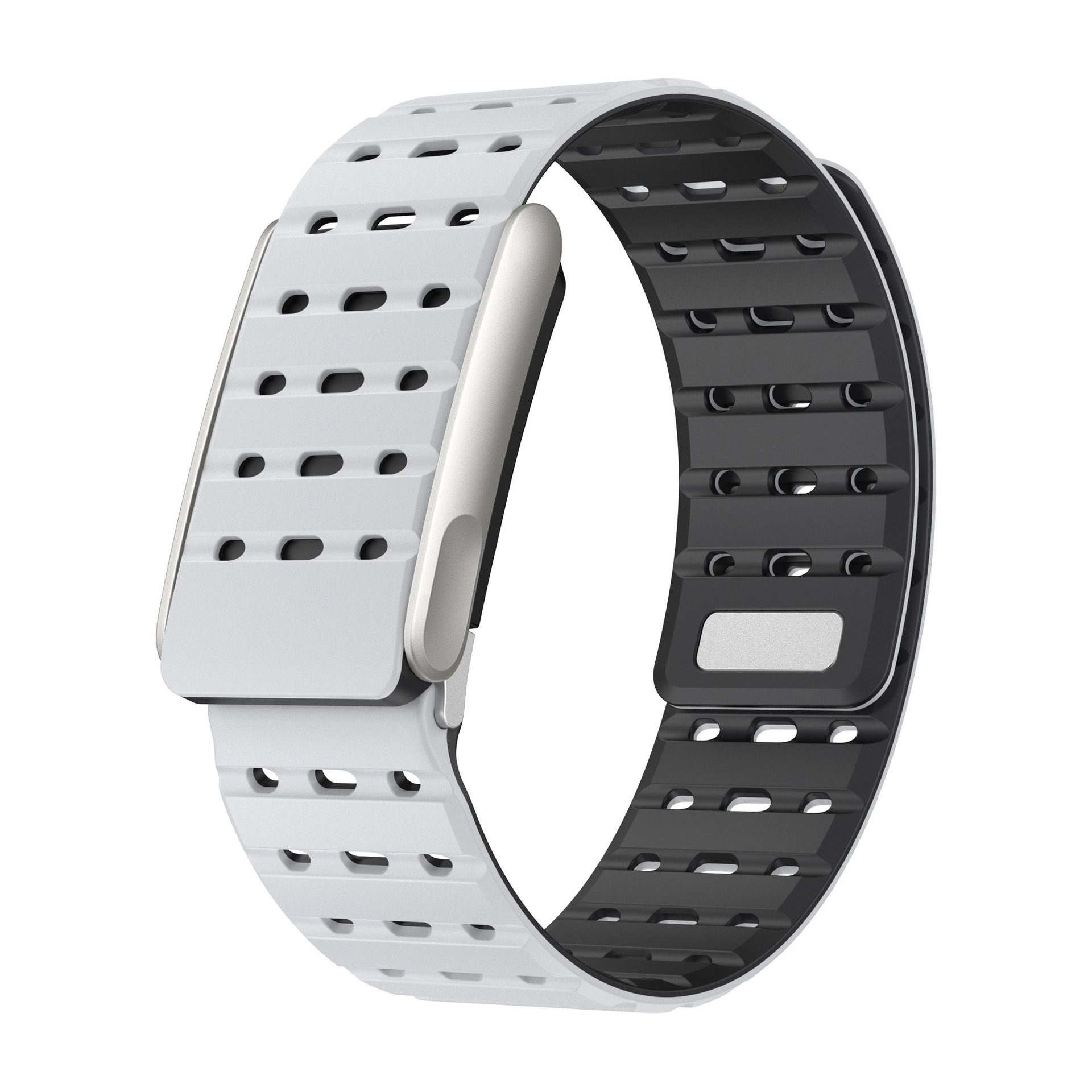 适用Whoop5.0磁吸硅胶双色表带心