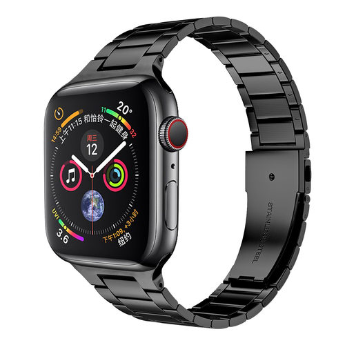 适用苹果三珠超薄表带iwatch8ult