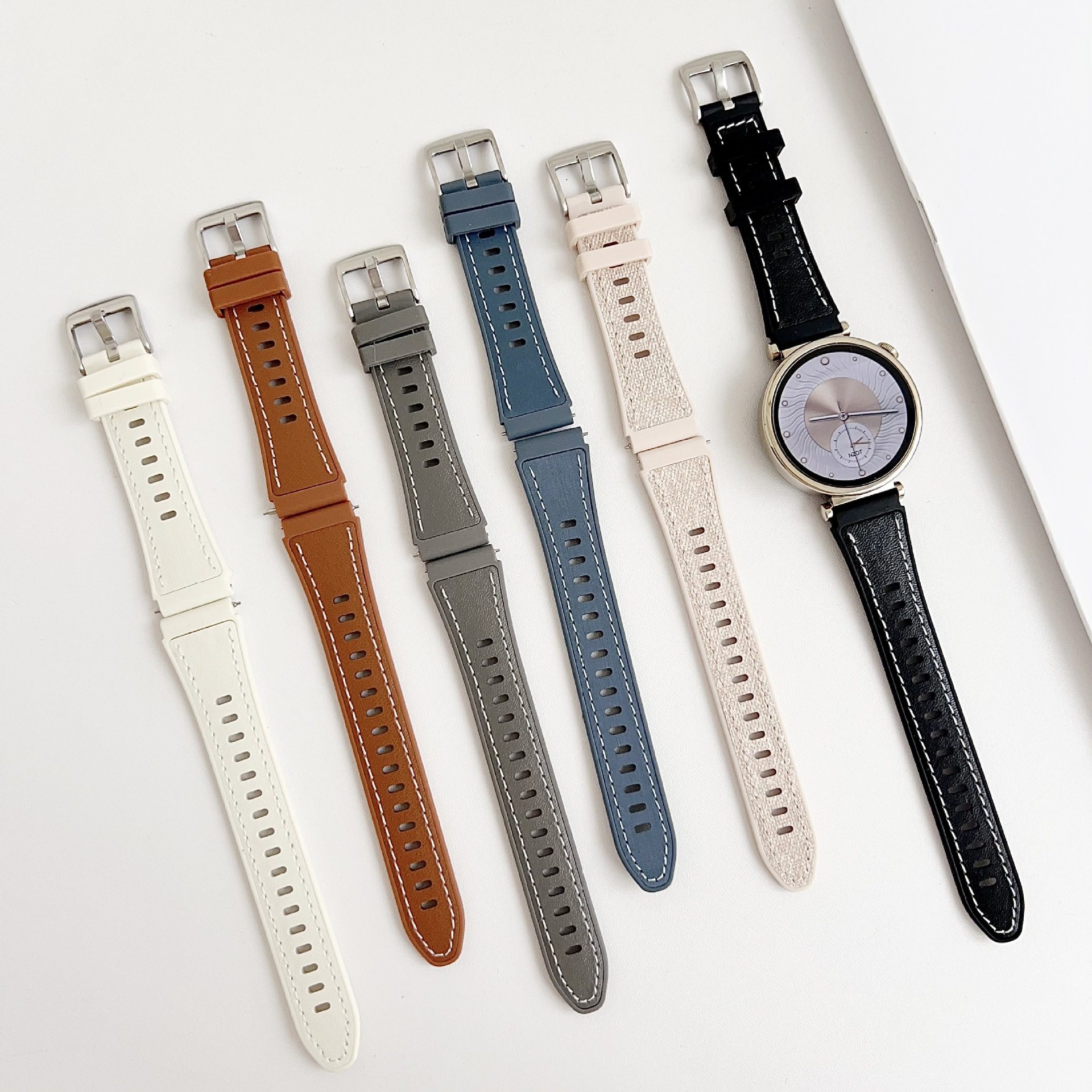 18mm适用华为GT541mm复合硅胶表