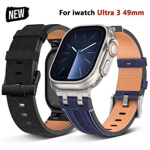 适用苹果AppleWatchS1146mm牛仔