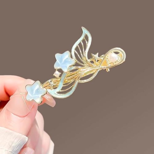 丨一折专区丨品牌撤柜丨新款鱼尾发夹女小众设计感碎发夹子鸭嘴夹