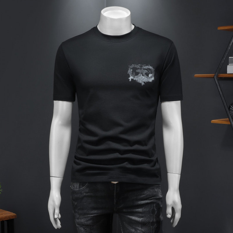 欧洲站个性百搭男士半截袖透气新款微阔短袖T恤春夏季日常圆领潮,男装,T恤,淘宝优惠券,粉丝福利购,淘宝优惠卷