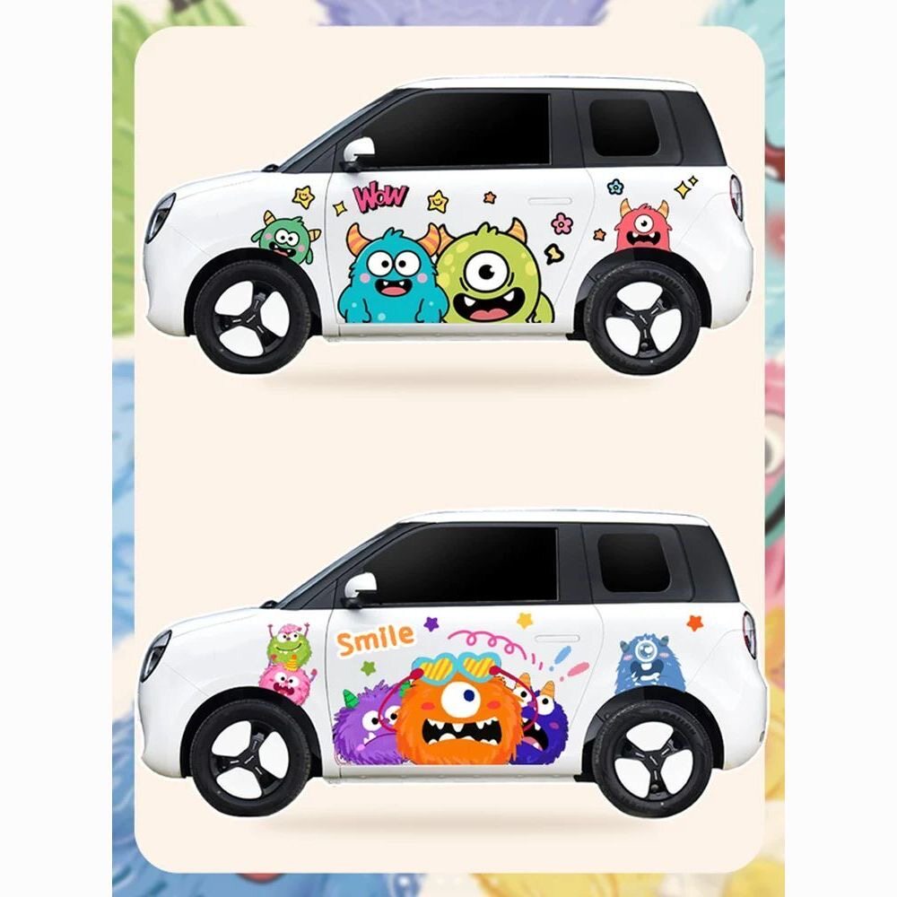 宏光MINI小怪兽防水防晒车身贴