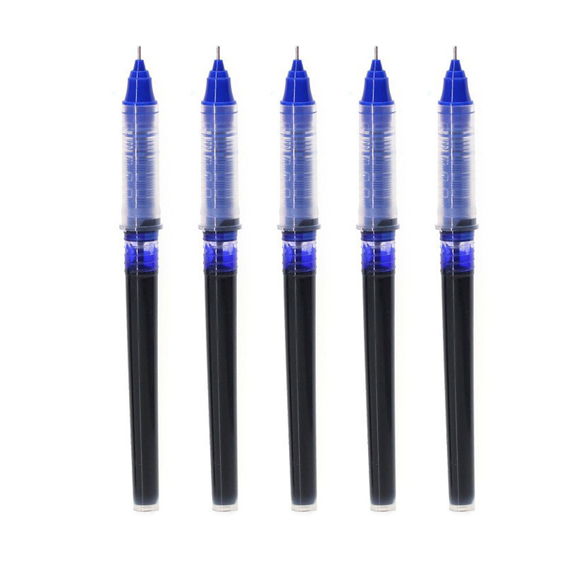 CHENGUANG 편지지 0.5MM 직선 액체 펜 롤링 볼 젤 펜 리필 8001 가방 교체 물 펜 서명 펜 속건 바늘