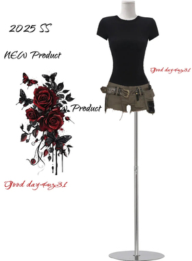 大码美式复古辣妹低腰牛仔短裤女夏季新款街头百搭显瘦设计感热裤