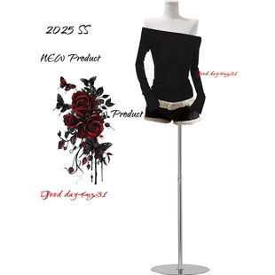 街头辣妹显瘦热裤 大码 女2025新款 复古毛绒拼接铆钉牛仔短裤 潮 美式