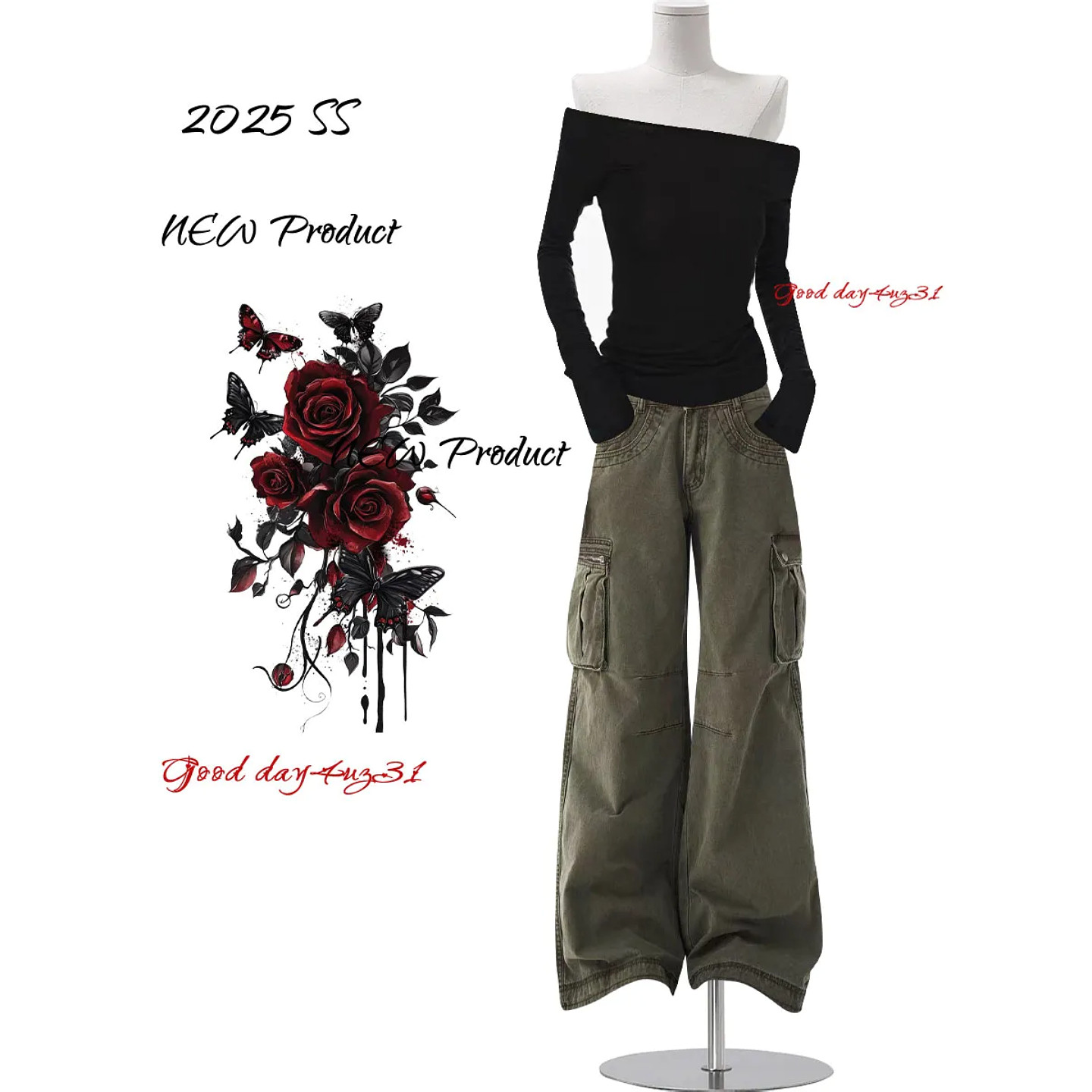 大码美式复古多口袋阔腿牛仔裤女春季新款街头解构设计感工装长裤,女装/女士精品,大码裤装,淘宝优惠券,粉丝福利购,淘宝优惠卷