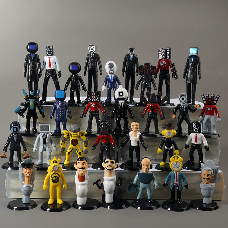 马桶人和监控人的玩具泰坦玩具