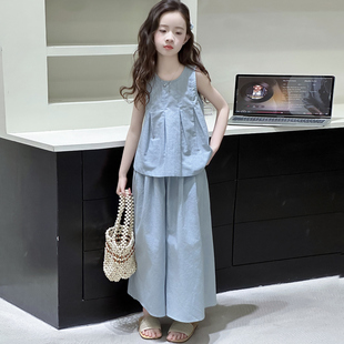 女童时尚潮流2026年新款洋气时髦套装夏季绝美儿童高级感夏装韩系