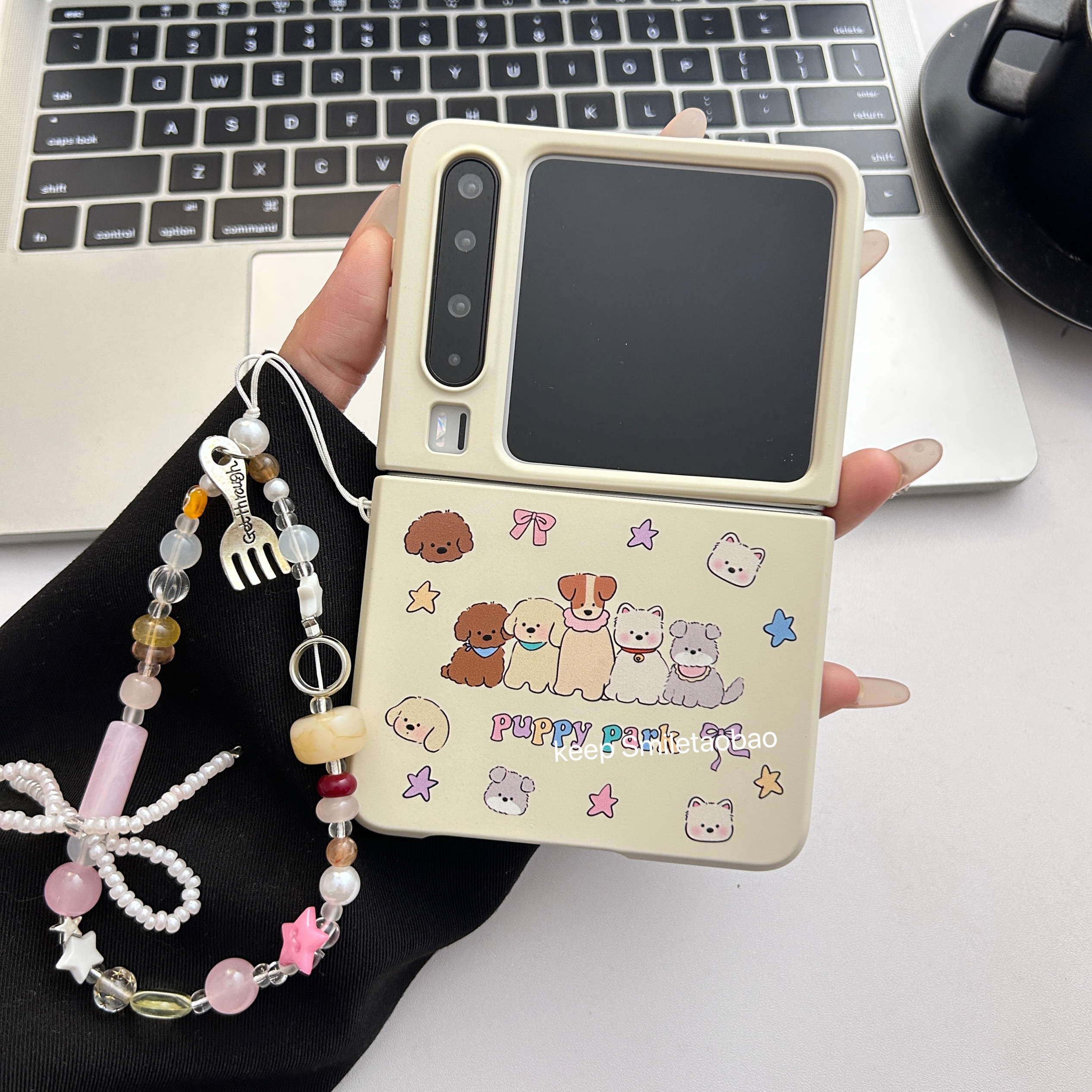 可爱卡通星星小狗小伙伴们适用适用华为PuraX手机壳小米mixflip折叠屏pokcet2手机壳三星zflip6/5硬壳oppo新