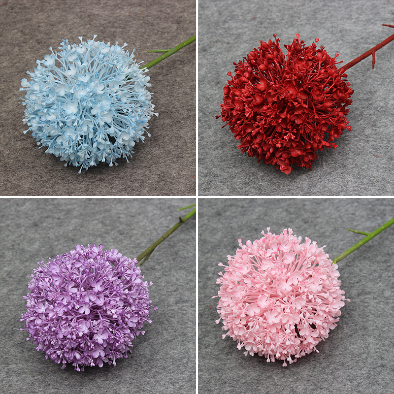 假花婚庆蒲公英婚礼装饰背景配材