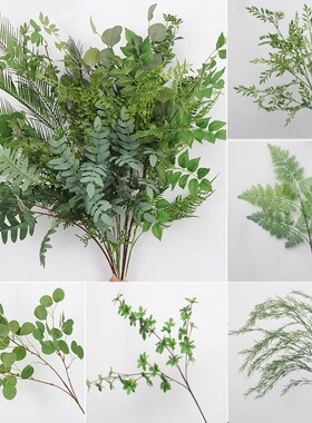 森系花艺莫奈风绿植插花田园风