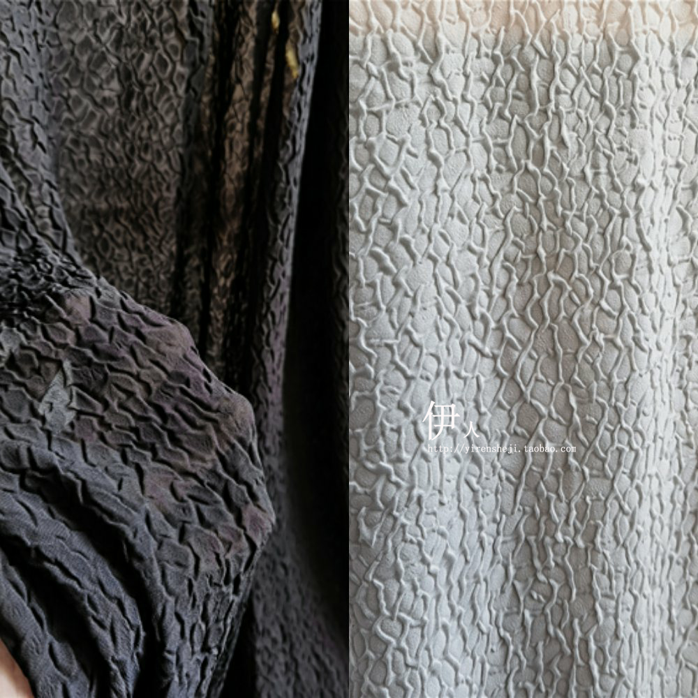 压褶服装肌理设计师布料