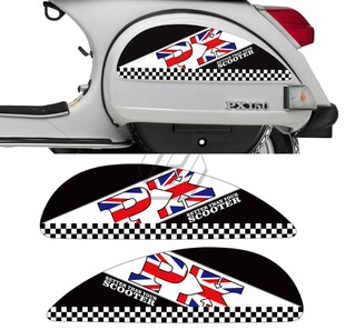 冲刺LX150外壳贴纸个性 比亚乔vespa 春天150 车贴GTS300 贴花 号码