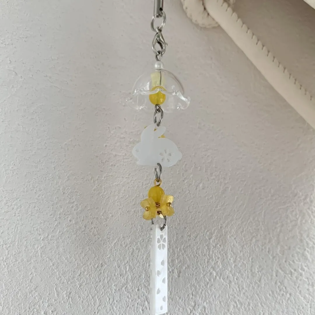 【桂花满庭秋】ccd挂绳手作串珠自制心ins风手机链可爱咕挂链