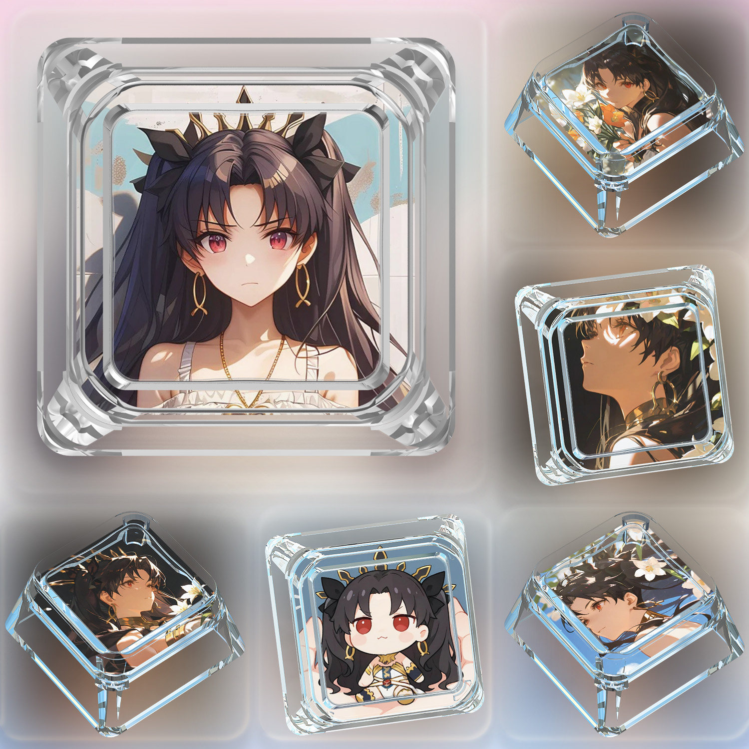 伊什塔尔键帽单个卡通可爱动漫十字轴二次元客制机械键盘透光键帽,电脑硬件/显示器/电脑周边,键帽,淘宝优惠券,粉丝福利购,淘宝优惠卷