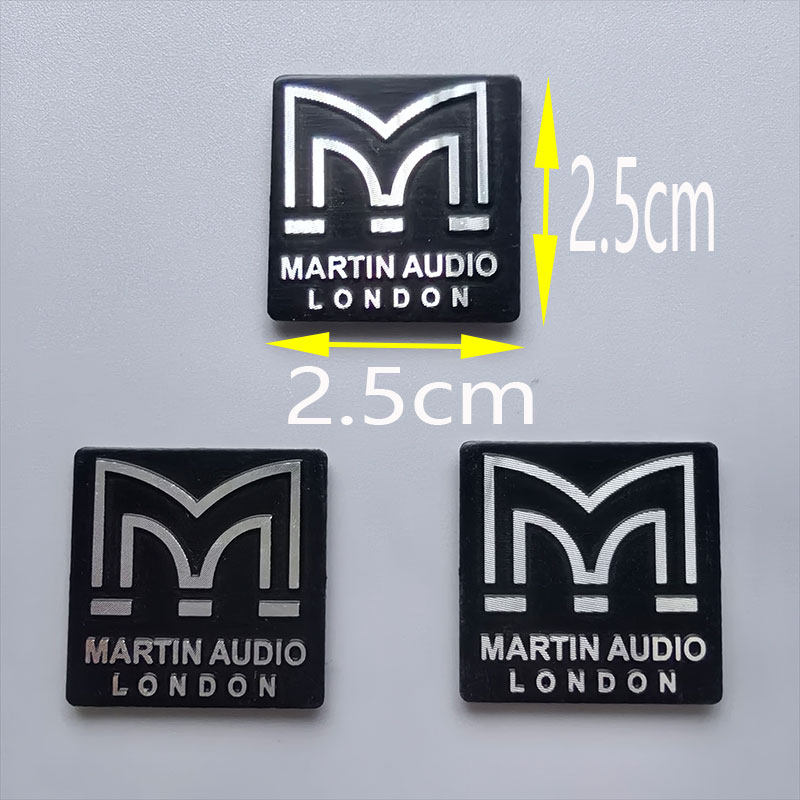 适用玛田Martinaudio音响贴标舞台KTV大会堂音箱标logo铭牌金属标