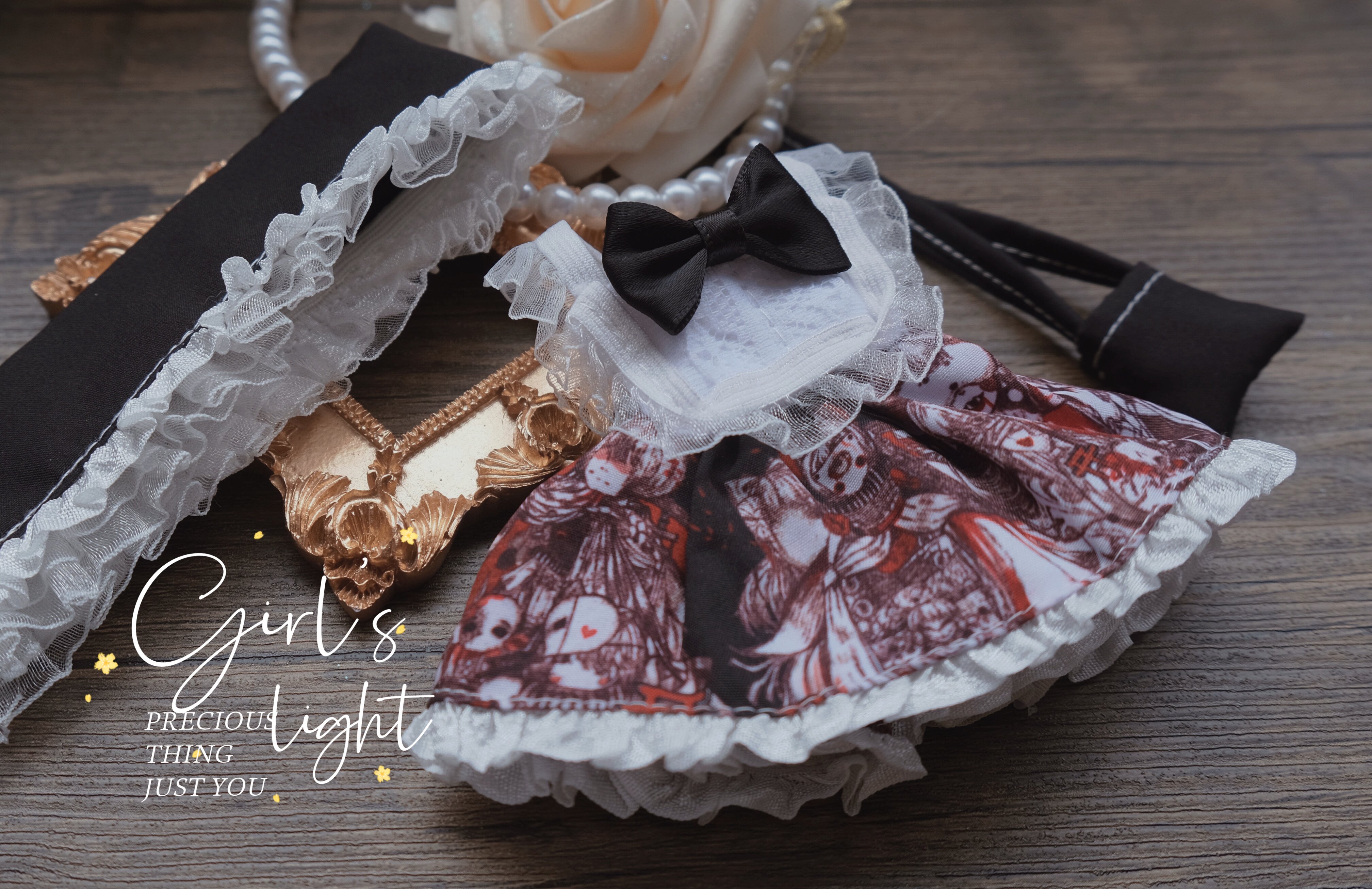 现货诡谲木偶20cm/15cm棉花娃娃暗黑系娃衣套装无属性