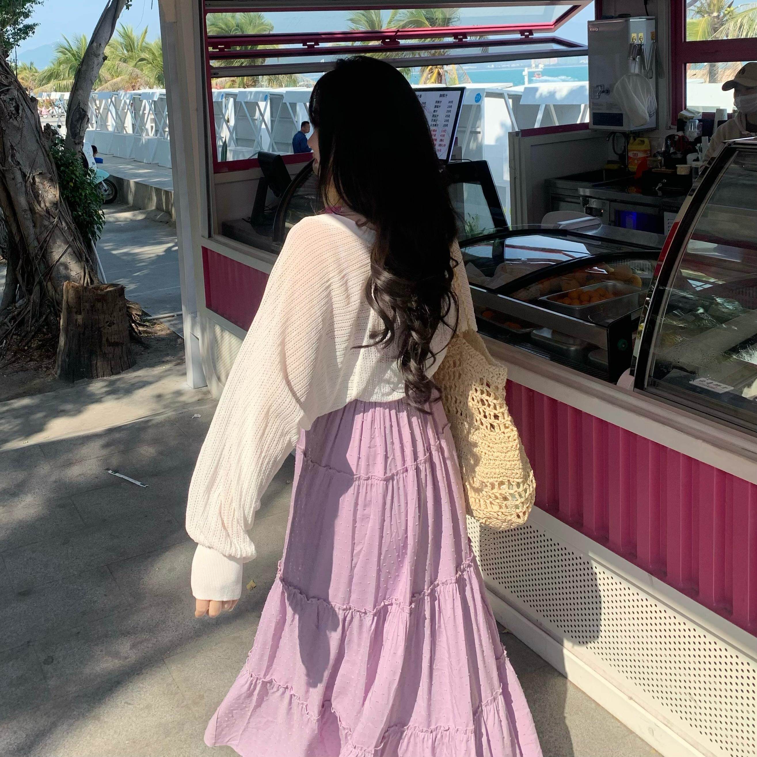 DEMA小德玛 镂空针织防晒开衫女春秋新款设计感修身显瘦上衣外套 - DEMA小德玛出品