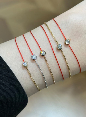 法国转运小红绳手链本命年礼物