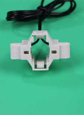 LED灯管灯座凸型2两针插槽U型荧光台灯灯管浴霸通用底座配件插头