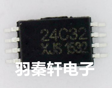 全新AT24C32 24C32 24C32A TSSOP-8存储器贴片超薄密脚现货