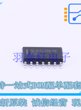 缓冲器/驱动器/收发器 SN74AC00DR SOIC-14 TI 全新原装进口