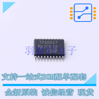 音频功率放大器 TPA6017A2PWP HTSSOP-20-EP TI 全新原装进口