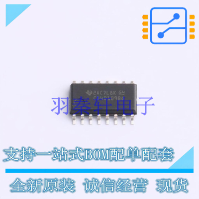 转换器/电平移位器 CD40109BQNSRQ1 SO-16 TI 全新原装进口