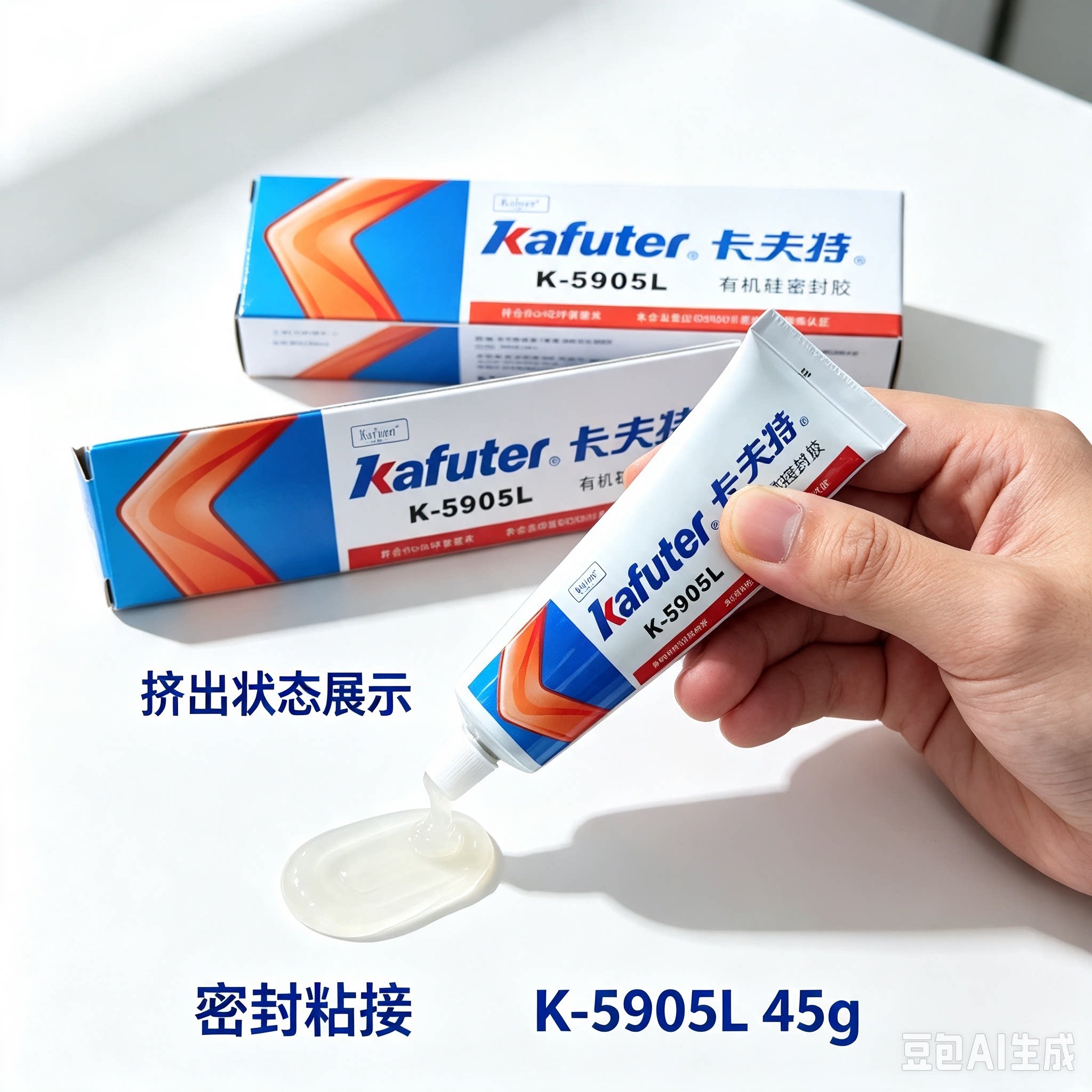 卡夫特5905有机硅胶防水密封胶
