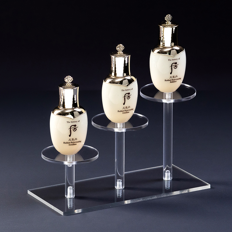 透明多层摆放展示架亚克力化妆品
