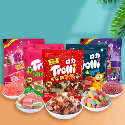 口力橡皮糖果汁味小糖果