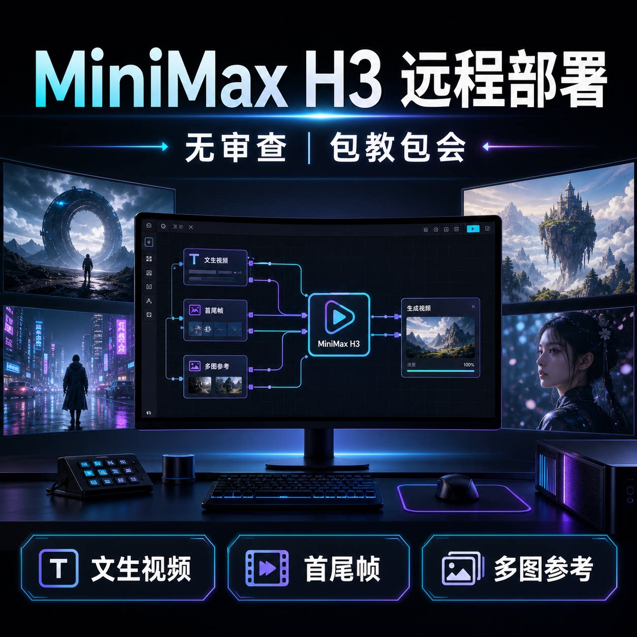 电脑搭建AI视频工作站｜MinSTEAM