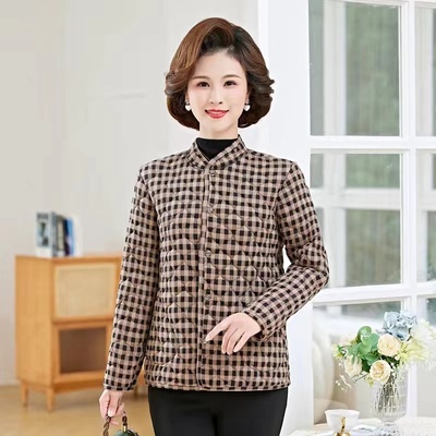 妈妈冬装棉袄女时尚大码保暖衣服