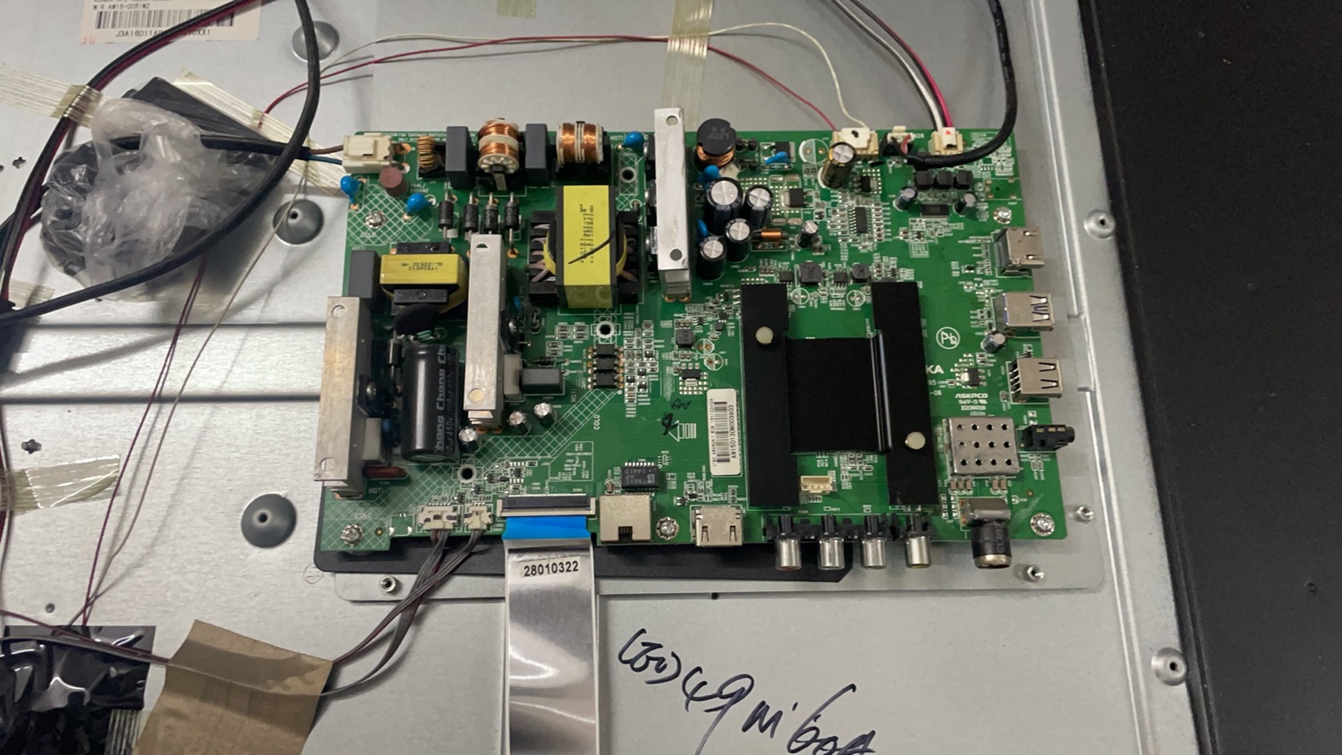 原装二手 康佳LED49M60A主板 35020995 屏LG2K屏72002760 测好