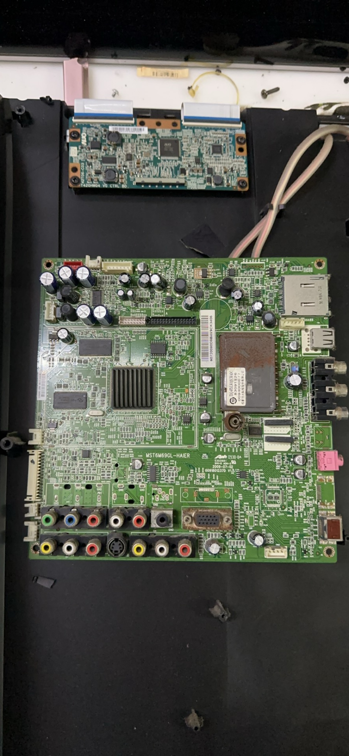 原装海尔L42R3主板 0091801237D V1.5.1 屏T420HW04 测好