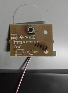 TCL  65V6东芝65U3800C(PRO)按键板40-D6001C-IRA1LG原装机拆机件