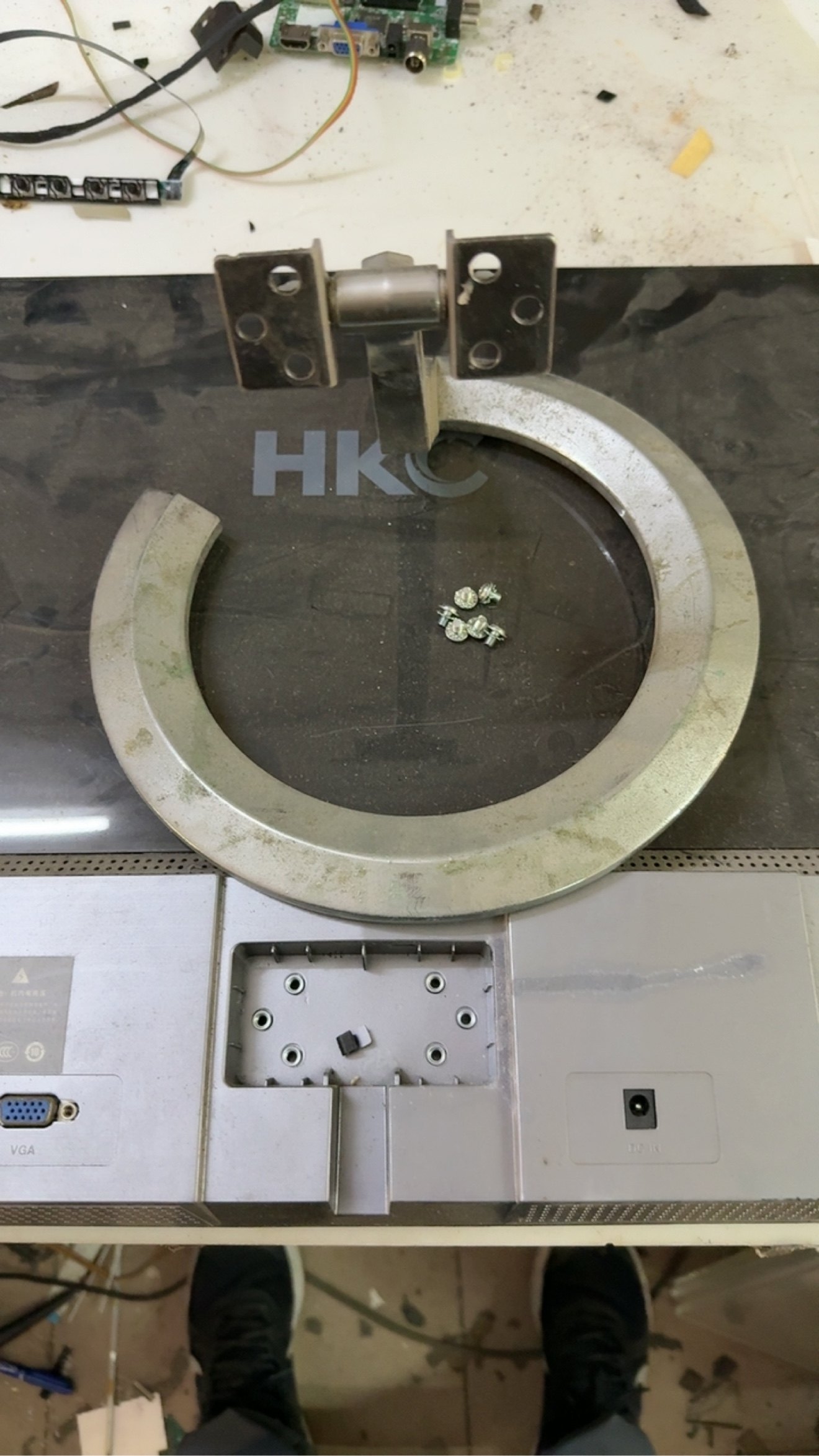 原装 HKC 27寸显示器 2781 T7100 底座  底盘 支架 座子 送螺丝图片