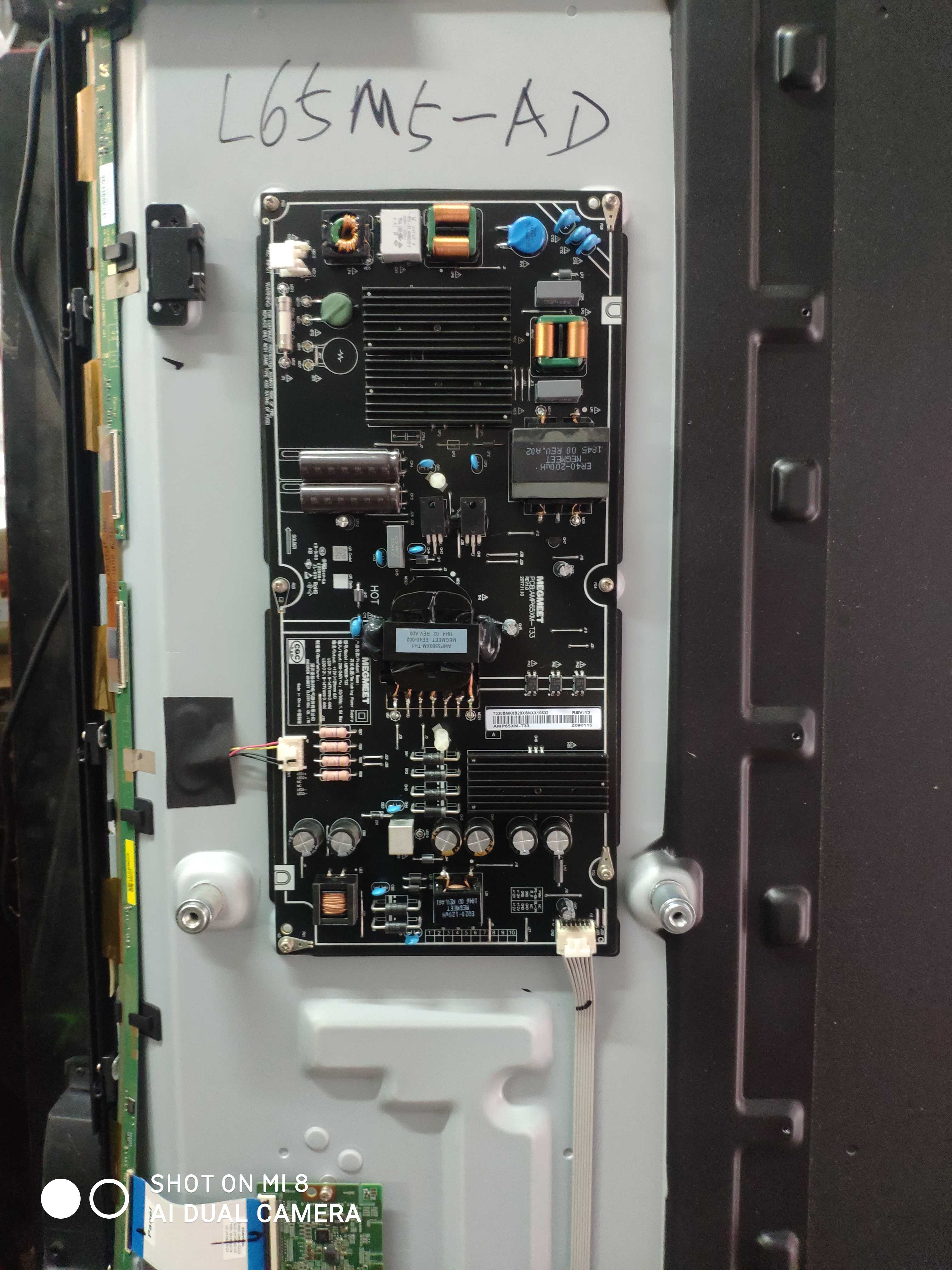 小米L65M5-AZ/AD电源板 AMP65XM-T33测好