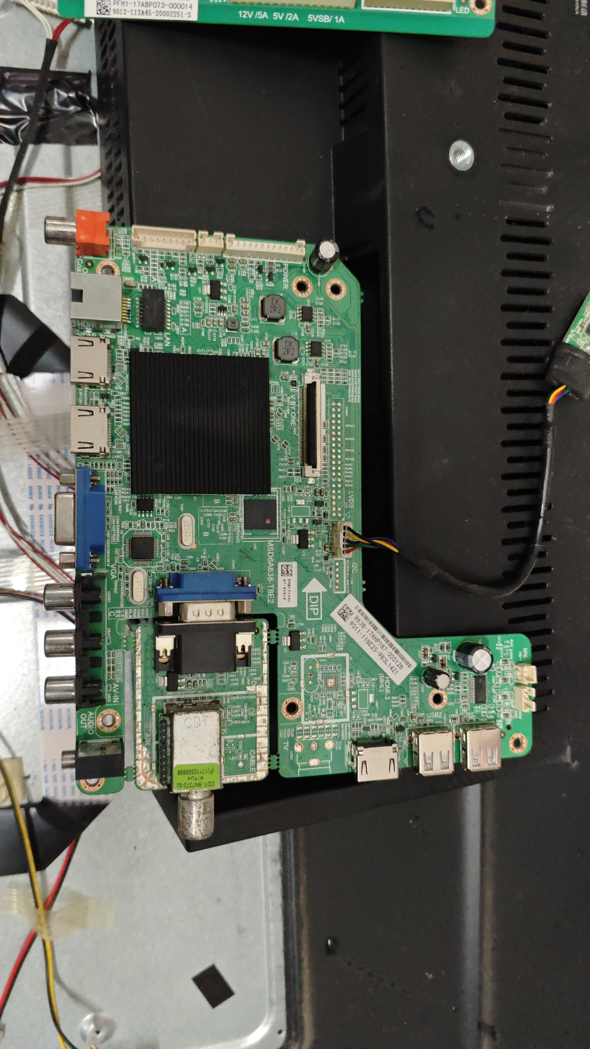 原装55寸超能电视C60主板MSD6A638-T8E2 4704-M638T8-A1233K11屏