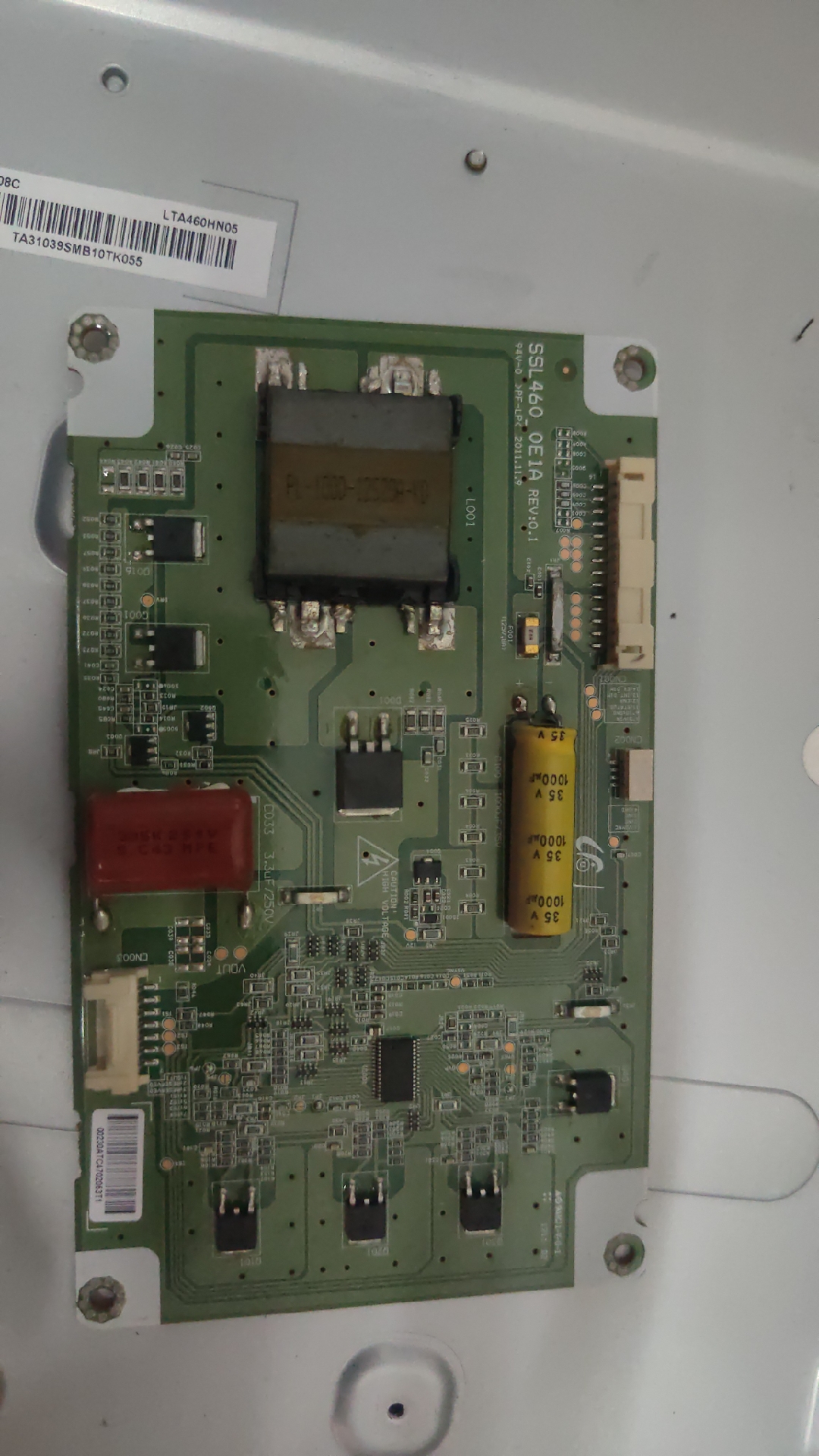 东芝46EL300C东芝 46KL300C 46F150C 恒流板SSL460-0E1A 现货测好