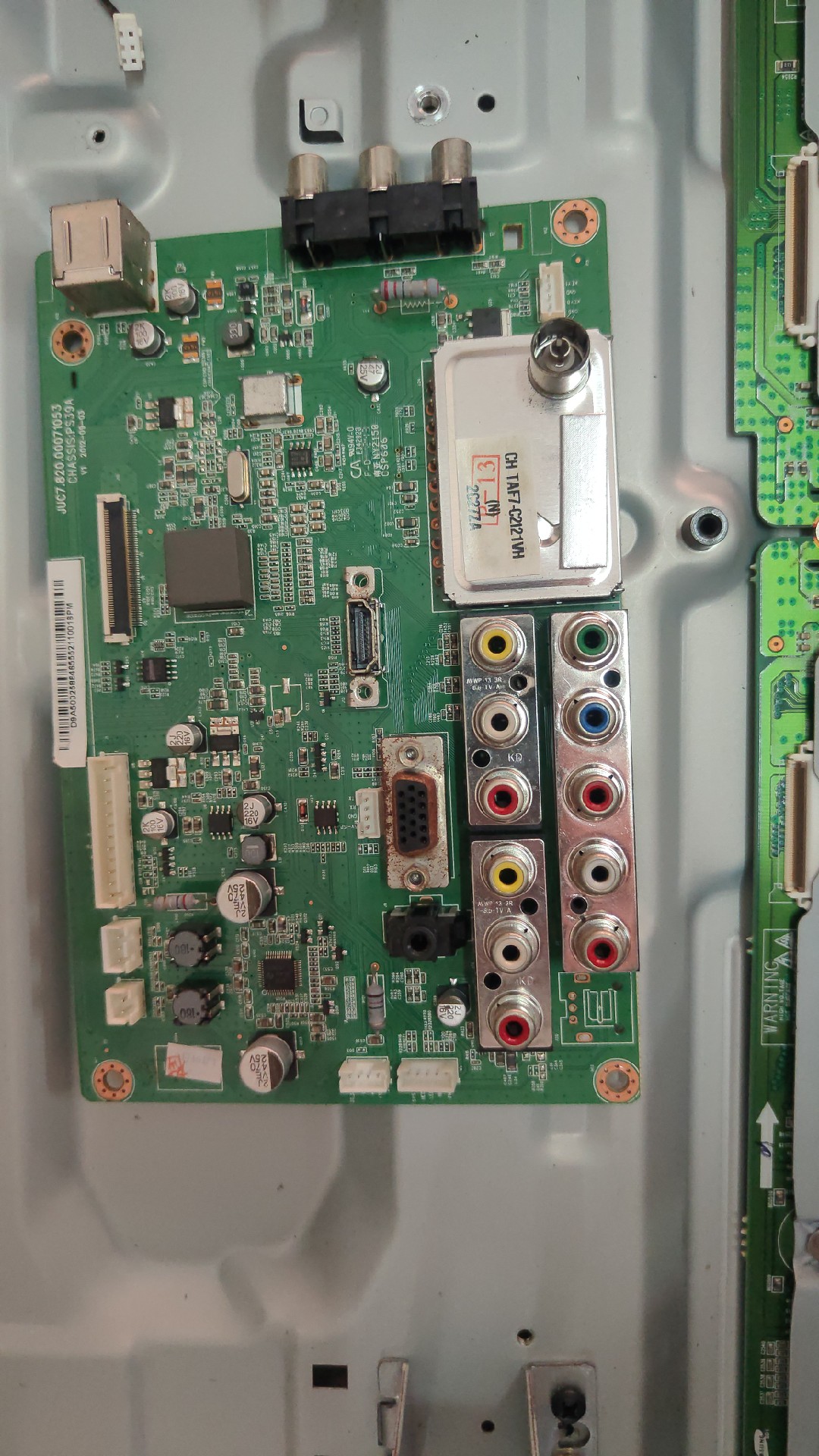 原装长虹3D42A3700iD主板型号：JUC7.820.00071053配屏S43AX-YB01