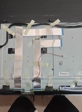松下TH-43DX500C  屏线 边板连接主板屏线  一对价 原装机拆机