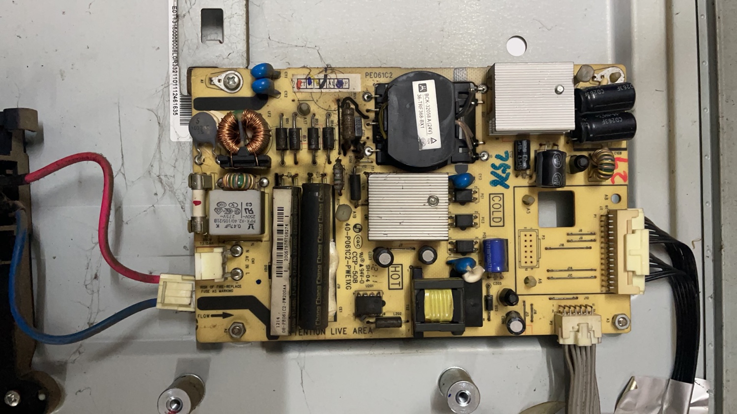 原装TCL 32L2350B/L3310B/F3380E/F2200B电源板 40-P061C2-PWE1XG