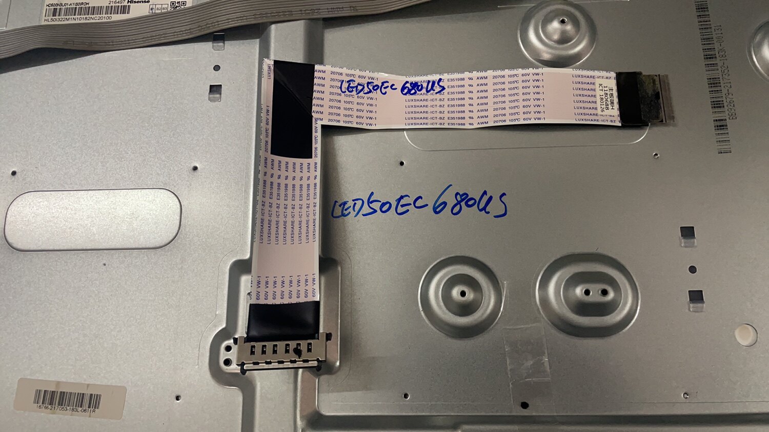 海信LED50EC680US屏线 连接线1180688