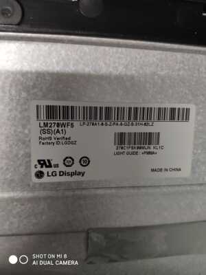 LG屏 LM270WF5  27寸液晶屏 测好屏有划痕