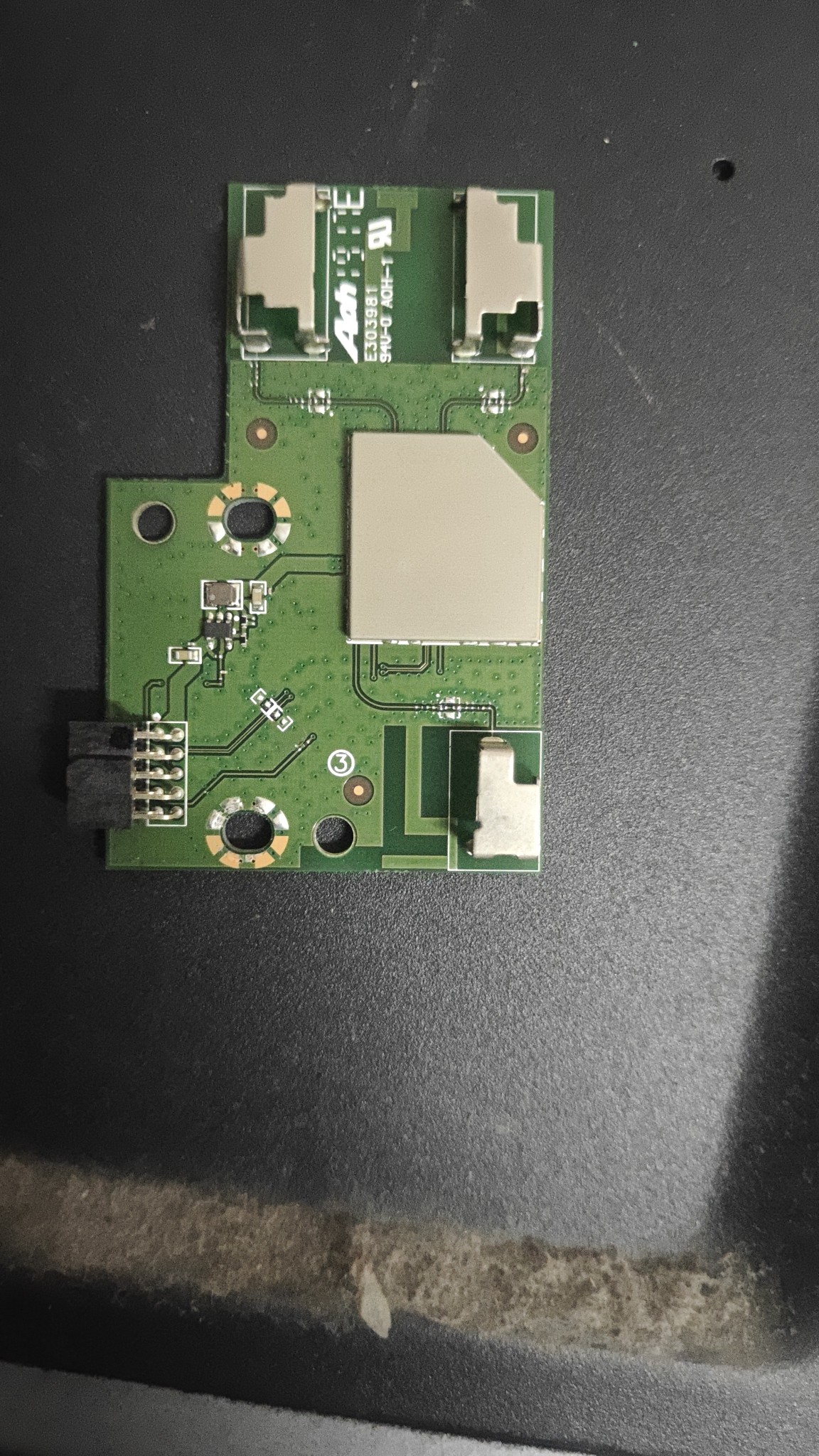 海信43/50/55WIFI模块ZDGF7638GU-C物料编码1205860 实图