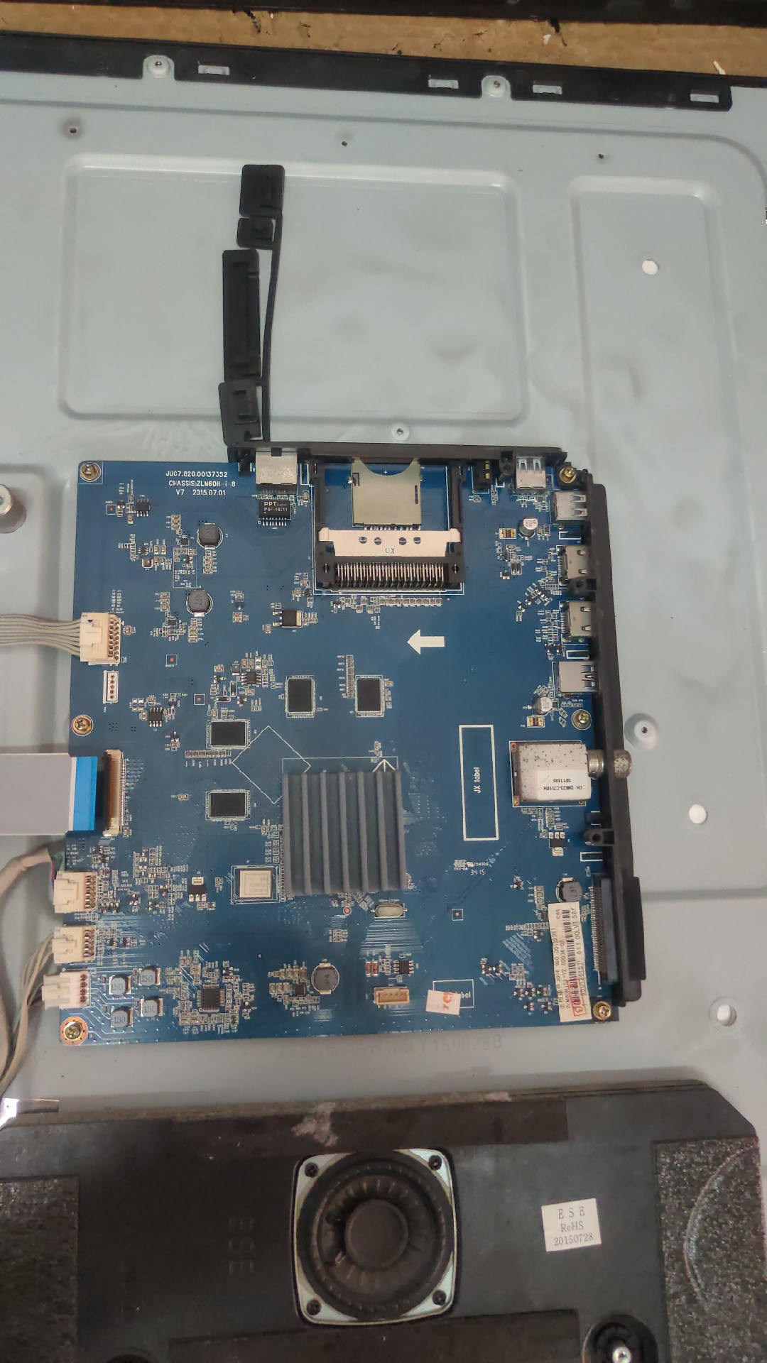 长虹43Q2N 50Q2N主板JUC7.820.00137352屏43 LG 50 AU