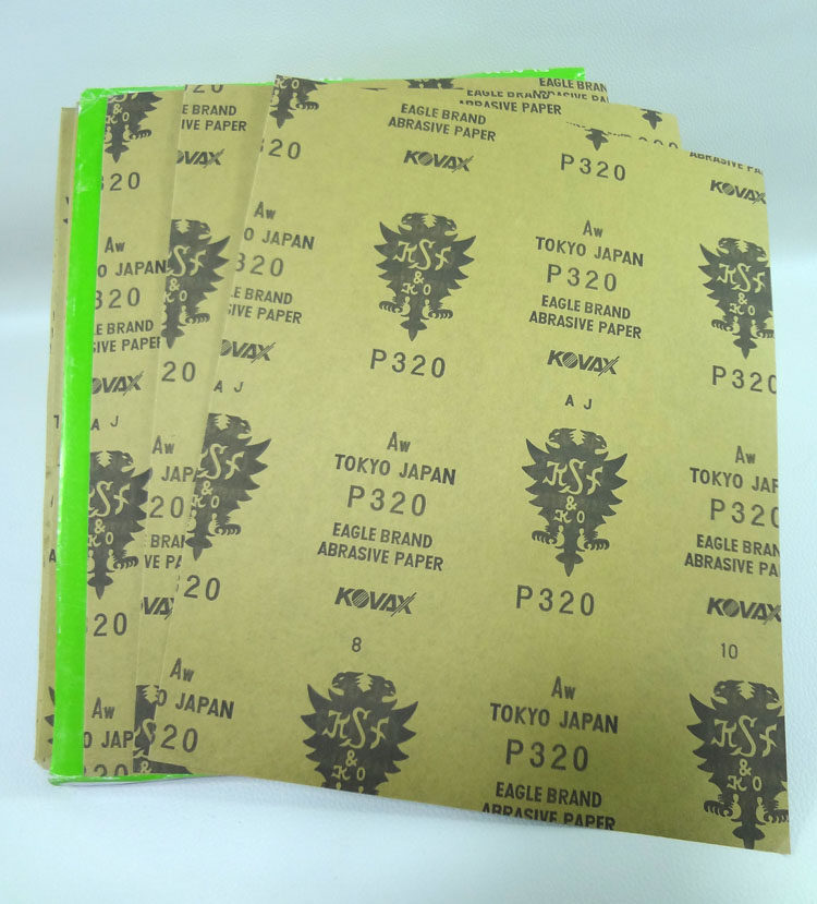 新款家具美容维修材料 木器补漆干砂纸 打磨家具 进口双鹰砂纸